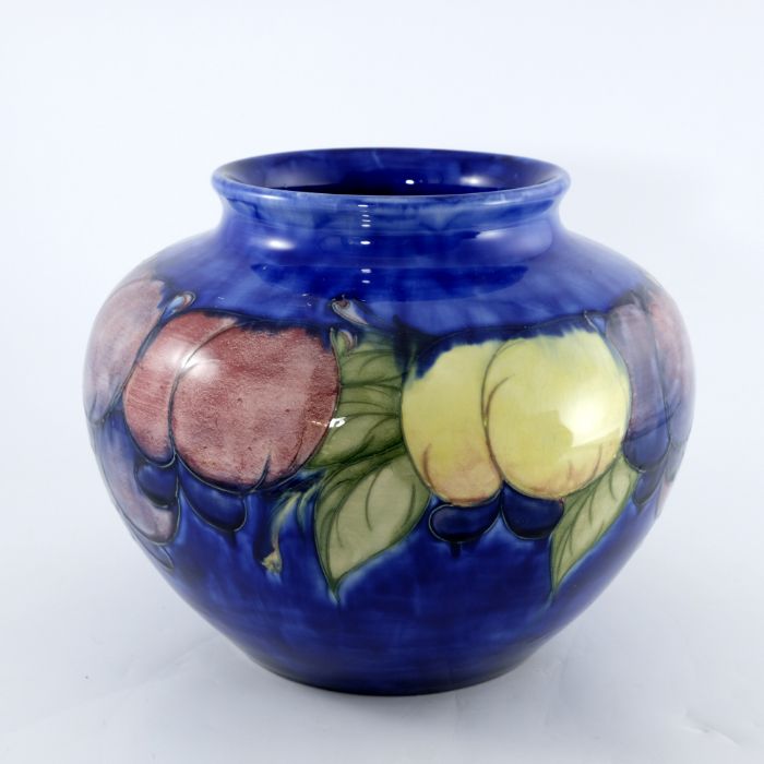 William Moorcroft, a large Wisteria on blue vase - Image 2 of 5