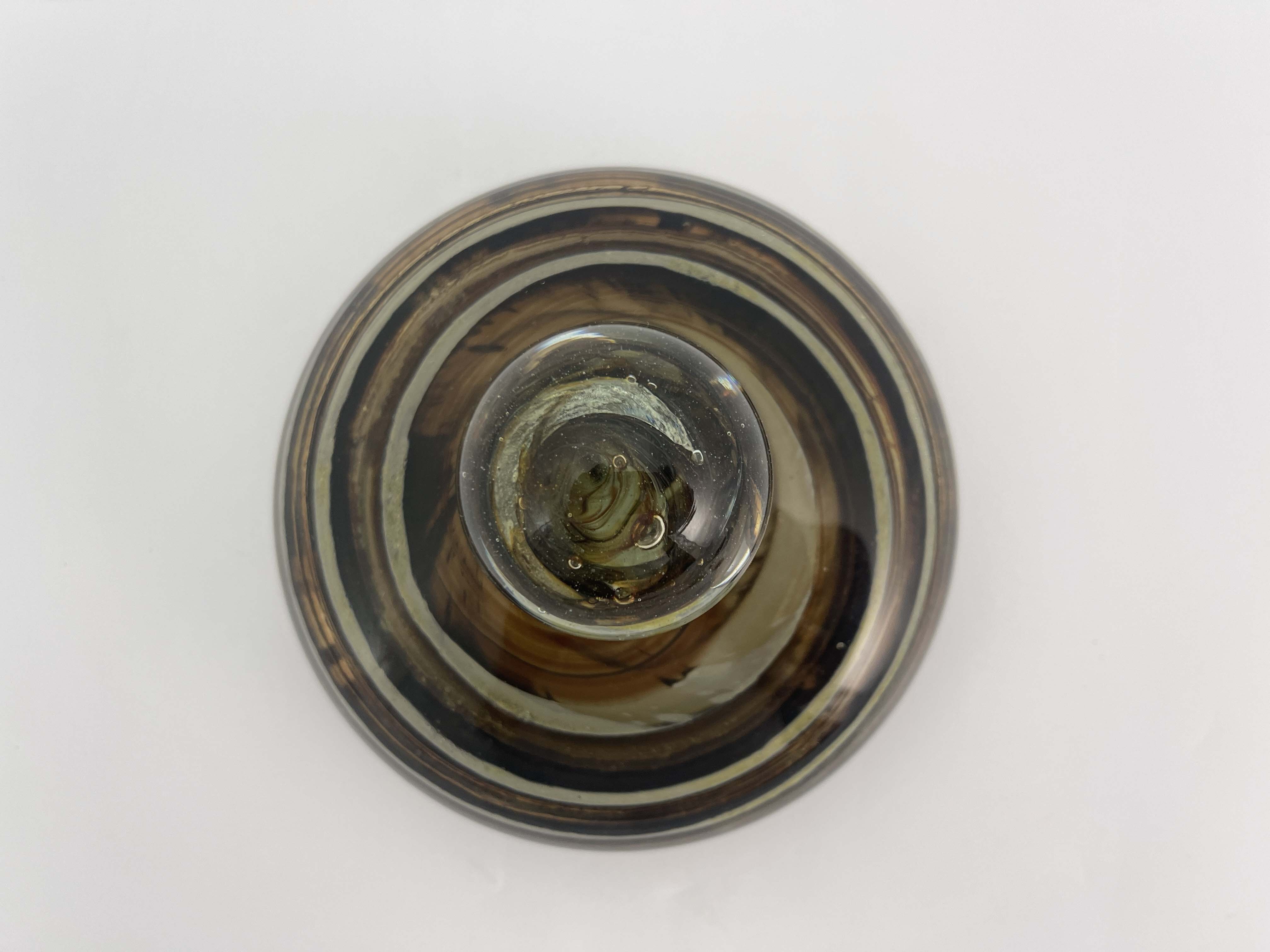 Michael Harris for Isle of Wight, a studio glass bottle and stopper - Image 5 of 8