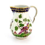 A Worcester James Giles polychrome jug