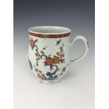 A Worcester polychrome mug