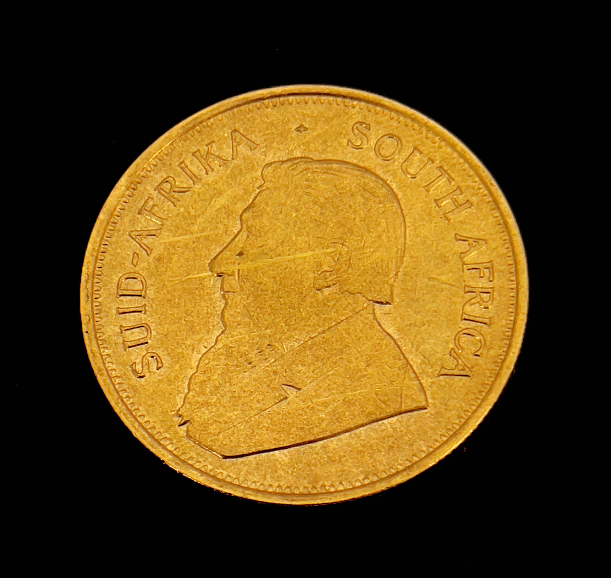 South Africa, 22ct gold Krugerrand 1975, obv. Paul Kruger bust left, rev. Springbok, 34.1g