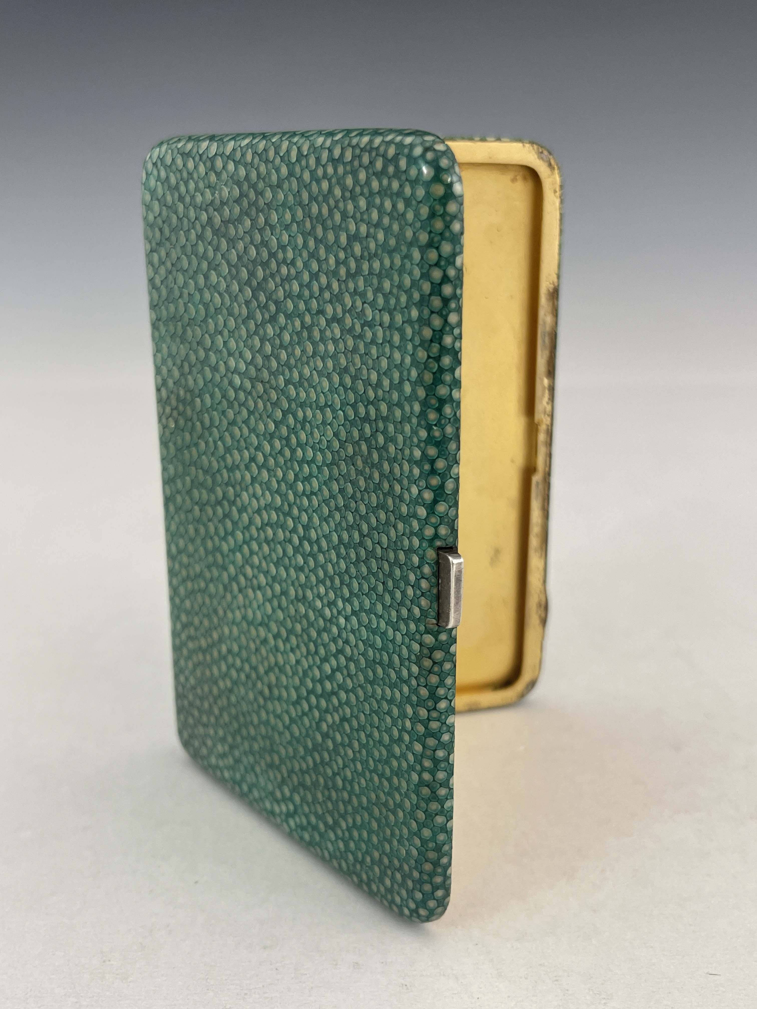 A George V silver cigarette case - Image 5 of 5