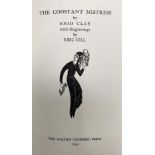 Gill, Eric (Illustrator), The Constant Mistress, by Enid Clay, 1934, limited edition No.7/300, The