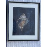 Follower of Michelangelo Maestri, a classical muse, oil on board, 25.5 by 20.5cm, framed