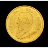 South Africa, 22ct gold Krugerrand 1974, obv. Paul Kruger bust left, rev. Springbok, 34g