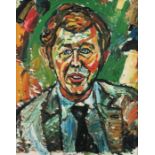 John Randall Bratby R.A. (British, 1928-1992), portrait of Michael Medwin, actor and film