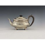 An Edwardian silver teapot, C S Harris and Sons, London 1906