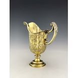 A Victorian silver gilt ewer, Robert Garrard II, London 1841