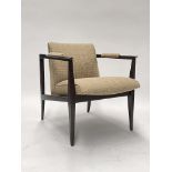 Edward J. Wormley (American, 1907-1995), for Dunbar, a lounge armchair, designed 1950s, mahogany