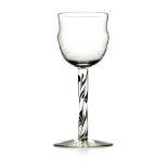 Philip Webb for James Powell and Sons, Whitefriars, an Arts and Crafts wine glass