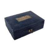 Jean Vernon, Le Secret du Bonheur bronze plaque set jewellery box