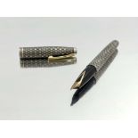 Sheaffer, a silver Imperial Sovereign fountain pen