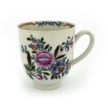 A Worcester polychrome coffee cup