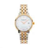 Raymond Weil, a stainless steel and gold plated Toccata bracelet watch
