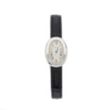 Cartier, an 18ct gold Baignoire wrist watch