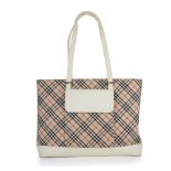 Burberry, a large zip shopping tote