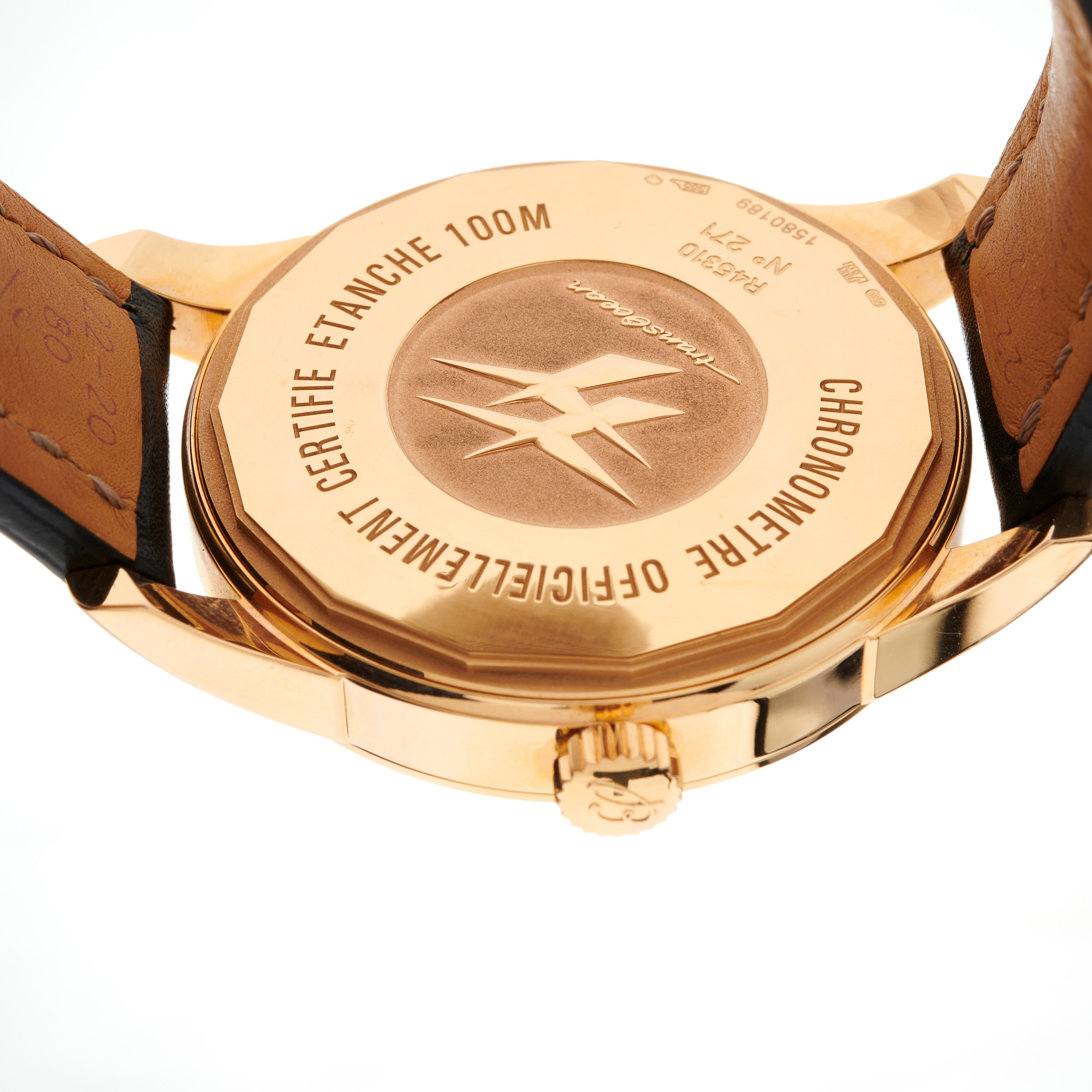 Breitling, an 18ct rose gold Transocean Day Date wrist watch, circa 2018 - Bild 3 aus 5