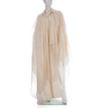 Christian Dior, a silk outfit with shawl