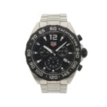 Tag Heuer, a stainless steel Formula 1 chronograph bracelet watch