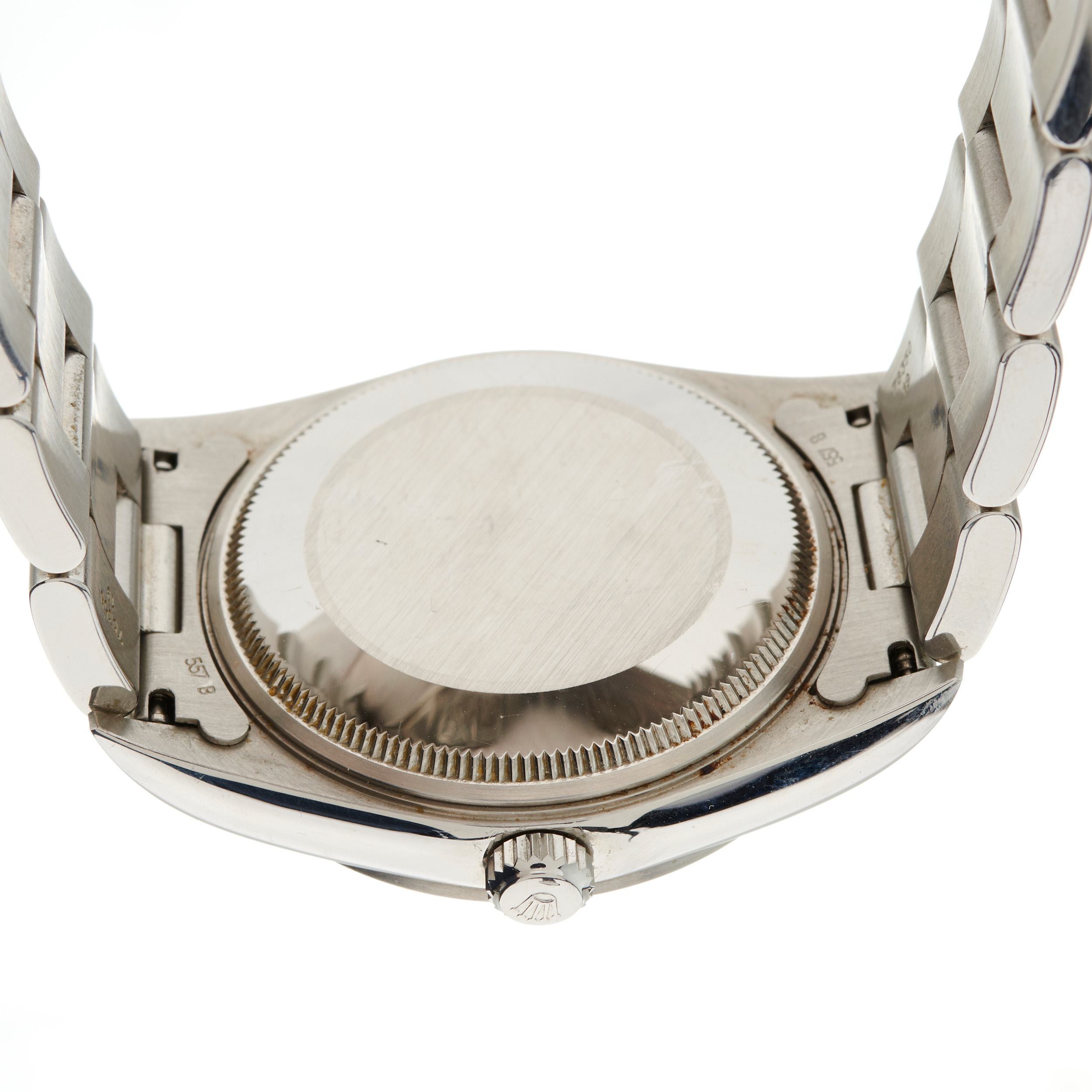 Rolex, a stainless steel Oyster Perpetual Air-King Precision bracelet watch, circa 2002 - Bild 3 aus 6