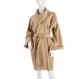 Aquascutum, a ladies beige wool coat