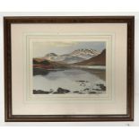 James Priddey (British, 1916-1980), Spring Snow Snowdon, signed and Warwick Galleries Artist Proof