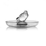 Rene Lalique, a Moineaux glass ashtray or pin dish