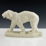 Lejan for Orchies, an Art Deco ceramic figure of a tiger
