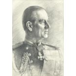 Theodore Ramos (Spanish, 1928), portrait of Prince Philip, Duke of Edinburgh, bust length in