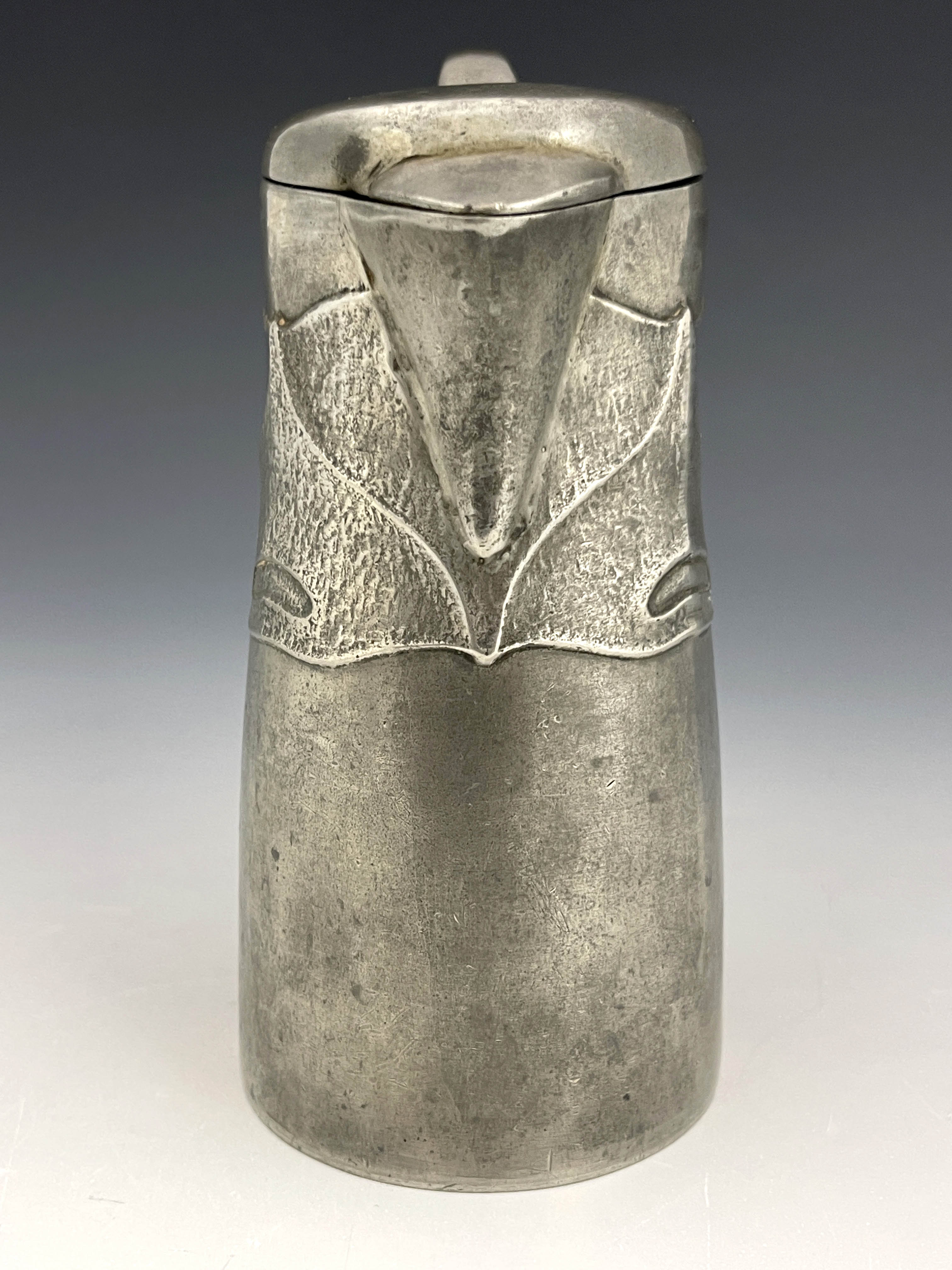 Archibald Knox for Liberty and Co., an Arts and Crafts Tudric pewter jug - Image 3 of 8