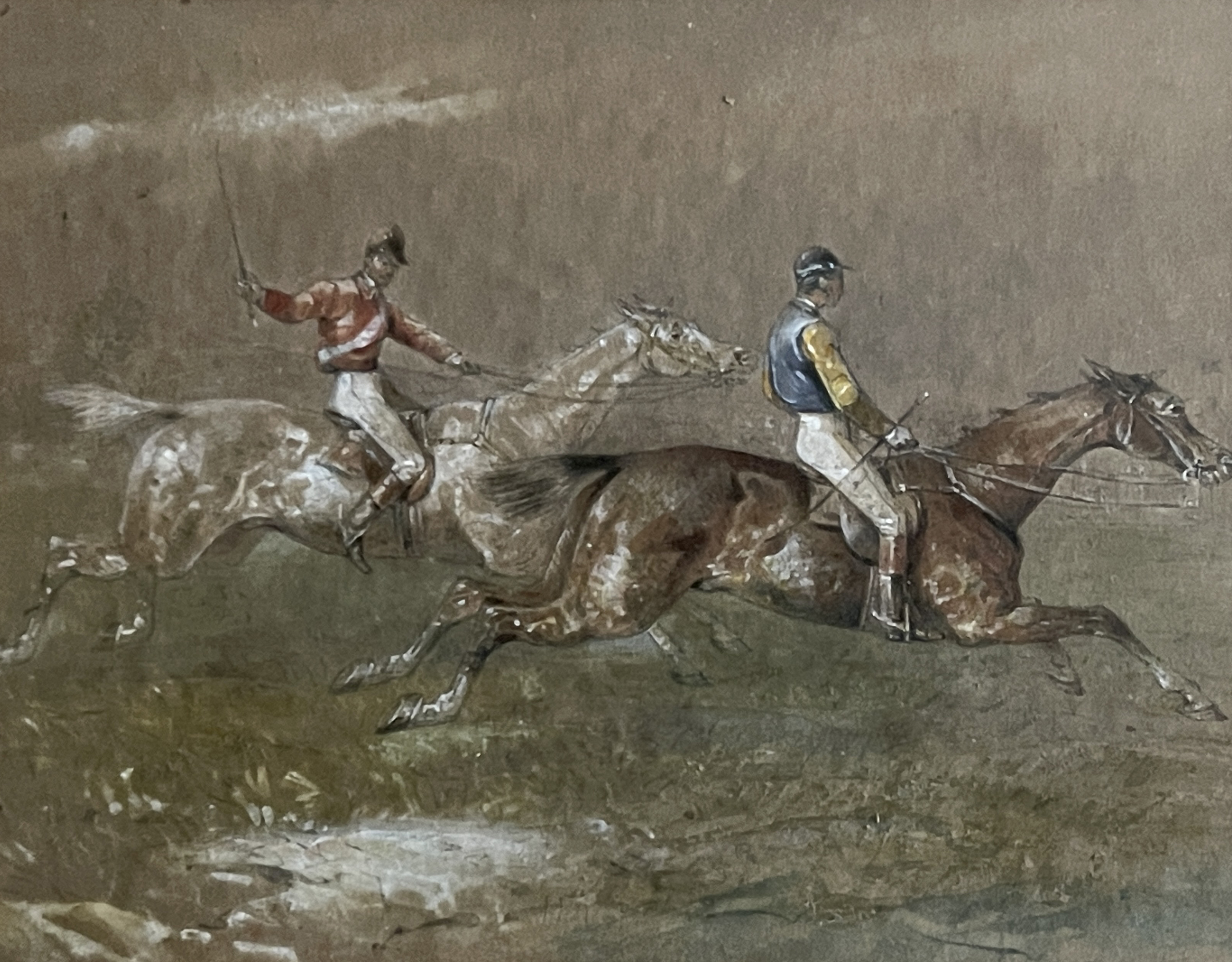 J..H..Meir (?) (British, early 20th Century), horse racing, six, one indistinctly signed and dated - Image 10 of 17