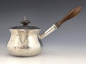 A George III silver brandy pan with lid, Robert and Samuel Hennell, London 1808