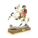 Bernard Winskill for Royal Worcester, an equestrian figure of Napoleon Bonaparte