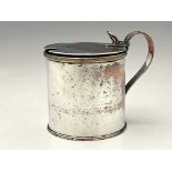 A George III Old Sheffield Plate mustard pot, circa 1780