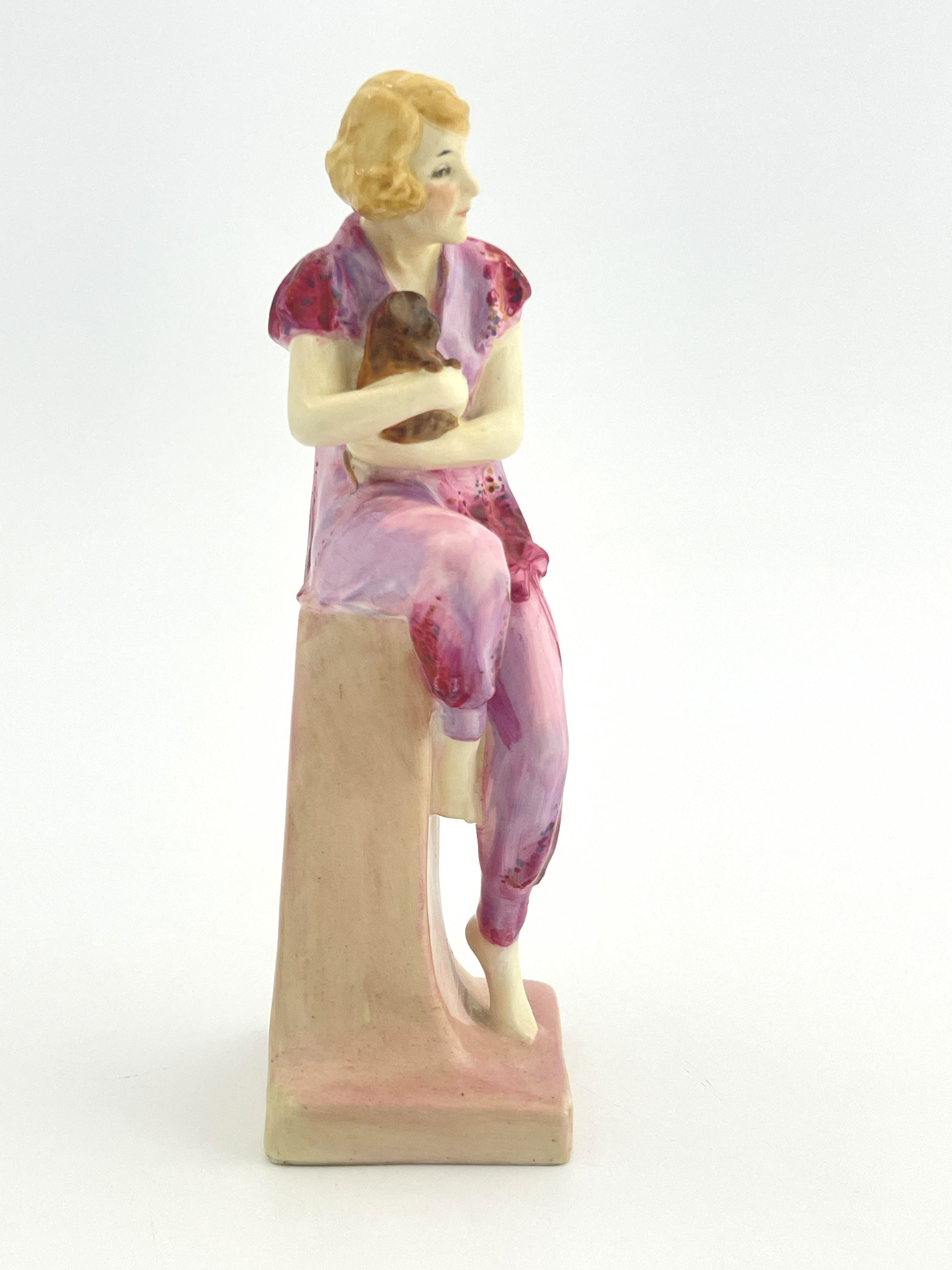 Leslie Harradine for Royal Doulton, a figure, Lido Lady - Image 2 of 6