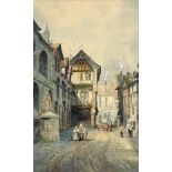Cecil Jack Keats (British, late 19th/early 20th Century), La Rue St. Romain; Old Liege, a pair, both