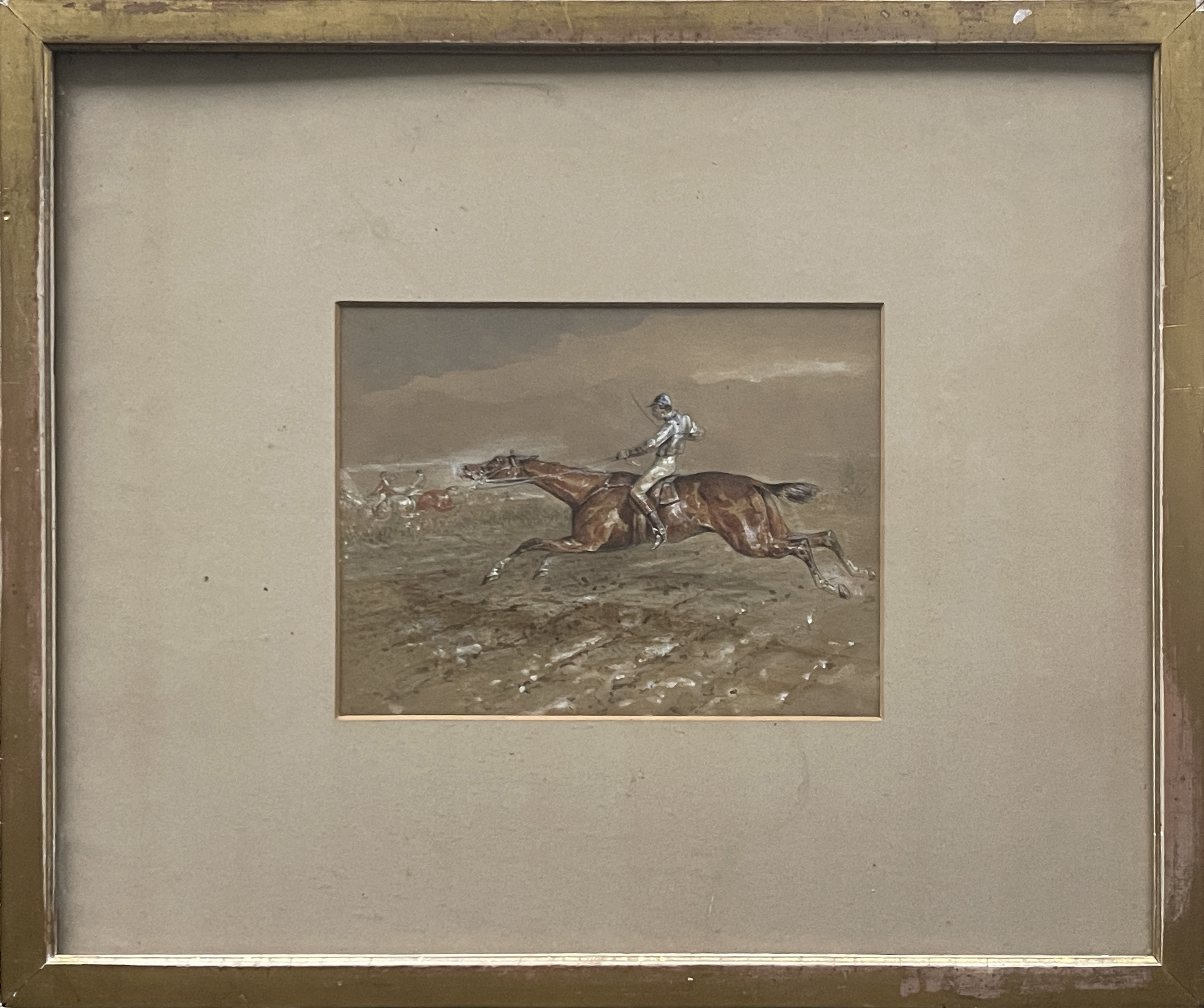 J..H..Meir (?) (British, early 20th Century), horse racing, six, one indistinctly signed and dated - Image 5 of 17