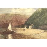 Hutton Mitchell (British, 1872-1939), Dittisham on River Dart, Devon, signed l.r., titled verso,