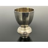 A French Art Deco silver egg cup, CD, Paris circa 1930