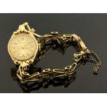 A 9 carat gold ladies Rotary wristwatch