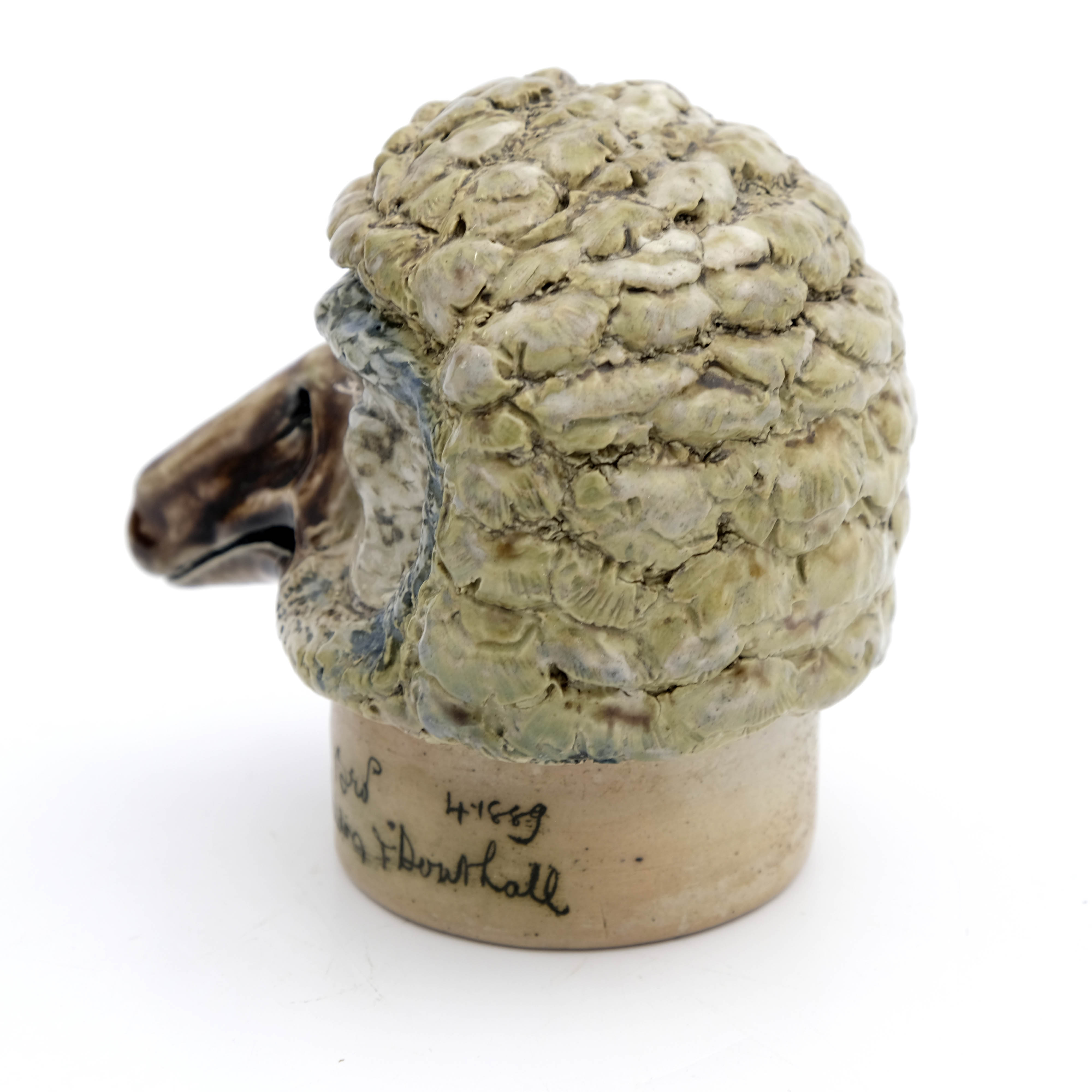 Robert Wallace Martin for Martin Brothers, a characterful Barrister stoneware sculptural jar - Image 15 of 17