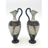 Eliza Simmance for Royal Doulton, a pair of stoneware ewers