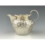 A Victorian silver jug, Nathan and Hayes, Birmingham 1892