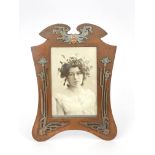 An Austrian cold painted photograph frame