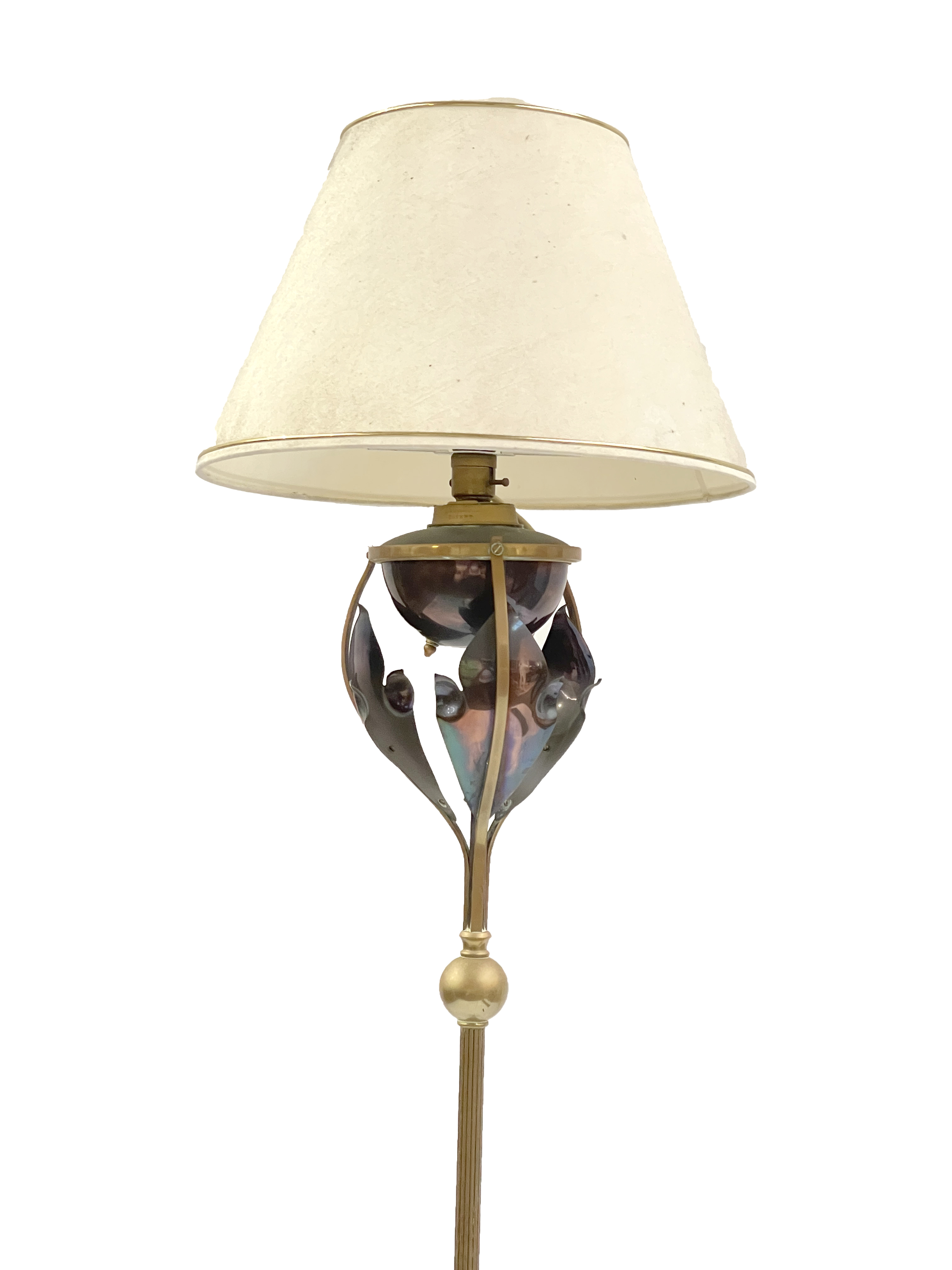 W A S Benson, an Arts and Crafts copper and brass floor standing lamp - Image 2 of 5