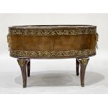 A mahogany wine cooler of Louis XVI design, lead l