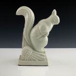Charles Lemenceau, an Art Deco ceramic figure of a squirrel