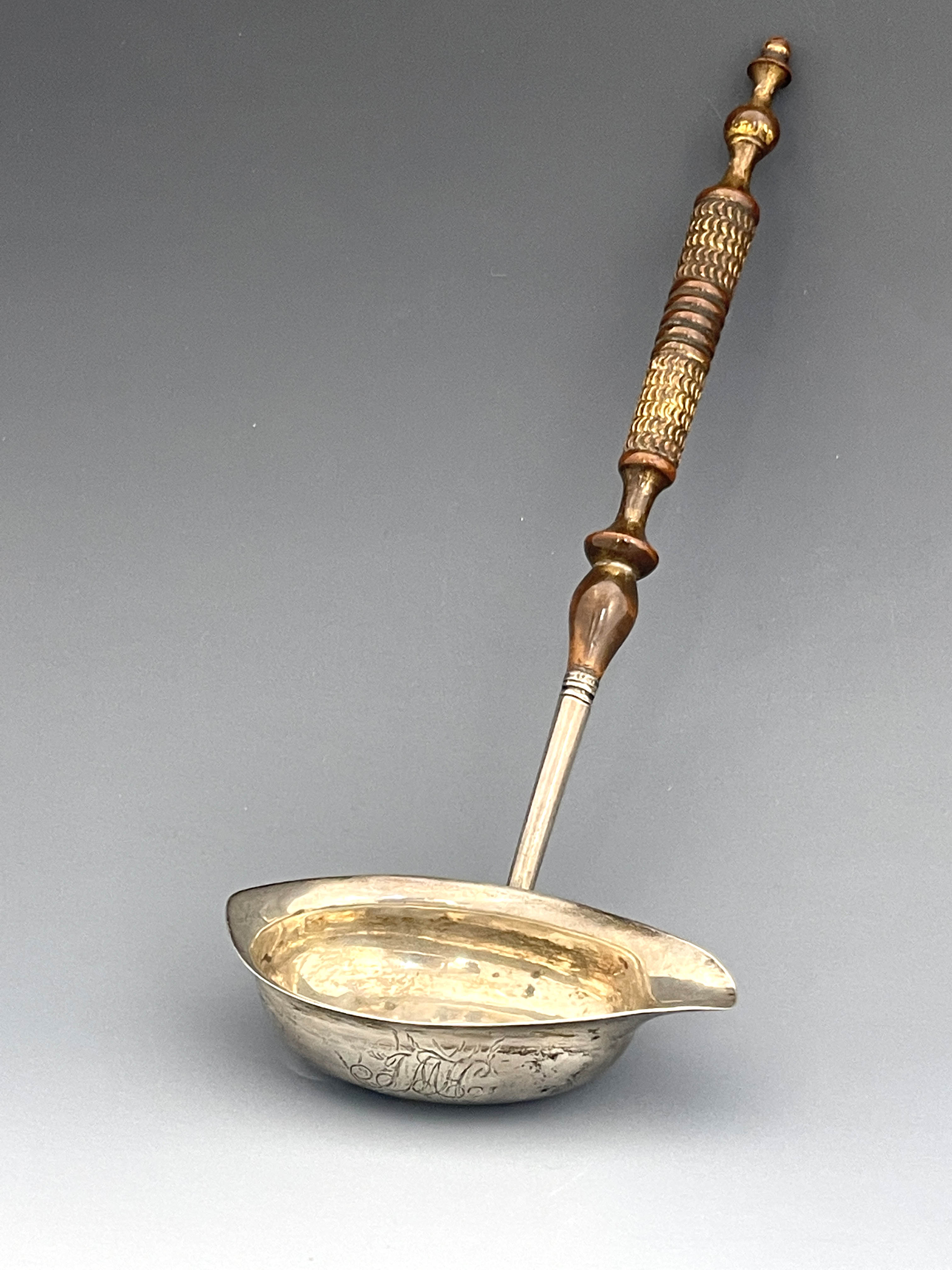 A George III silver coin set ladle, Josiah Snatt, London 1804 - Image 4 of 5