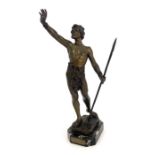 Louis Domenech, Messager de Paix, a bronze figure