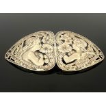 An Arts and Crafts silver buckle, William Comyns, London 1901